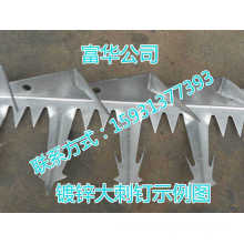 Security Big/Medium Type Wall Spike / Fencing Razor Spikes